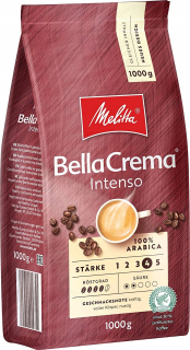 Zrnková káva -  Káva Melitta Bella Crema Intenso 1KG Obilie