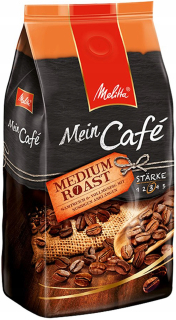 Zrnková káva -  Melitta Mein Cafe Medium Pečené 1KG100% Arabčina