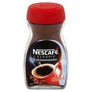 Káva bez kofeínu -  Nescafe Classic Coffee bez kofeínu hore 100g