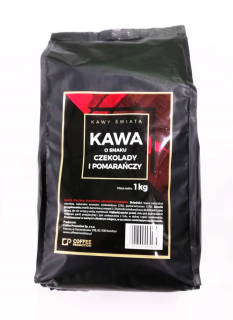 Zrnková káva -  Káva s čokoládou a oranžovou príchuťou 1kg