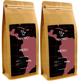 Zrnková káva -  Káva Peru Fresh 72h od spaľovania arabčiny 2x1kg