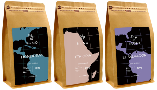 Zrnková káva - Coffee World Grainy Fresh 72H Nastaviť 3x200g