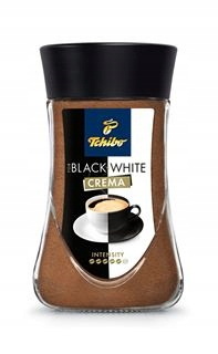 Instantná káva -  TCHIBO ČIERNE BIELY CREMA ROZPADNÝ 180G
