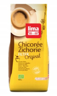 Káva bez kofeínu -  Káva s čakaním Chicory Bio 500g Lima