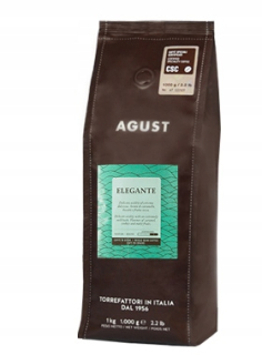 Zrnková káva -  KÁVOVÉ ZRNKY AGUST ELEGANTE 1KG