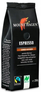 Zelená káva - Káva Beans Arabica 100% Espresso Bio 250g