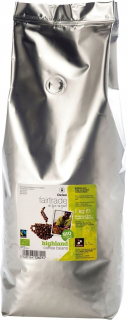 Zelená káva -  Káva Grainy Arabica 100% Fairtrade 1kg - Oxfám