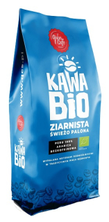 Káva bez kofeínu -  KÁVOVÉ ZRNKY BIO DECAFEÍN ARABICA 250 g QUBA
