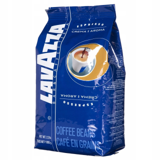 Zrnková káva -  KÁVOVÉ ZRNKY LAVAZZA CREMA AROMA ESPRESSO 1KG