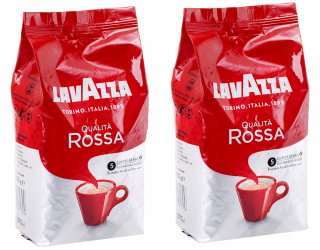 Zrnková káva - Lavazza Quality Rossa Grainy Coffee 2 x 1 kg