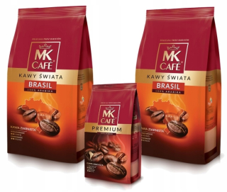 Zrnková káva -  Káva Granular MK Cafe Brasil 1kg X 2 ks + ZADARMO