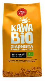 Zrnková káva - BIO ORGANICKÉ KÁVY KÁVY EKO ECO BIO 250G