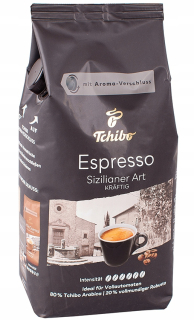 Zrnková káva - KÁVOVÉ ZRNKY TCHIBO ESPRESSO VEĽKOSTI 1KG F / V