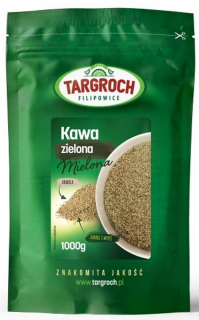 Zelená káva - ZEMNÁ ZELENÁ KÁVA 1kg Targroch