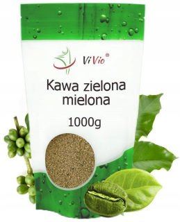 Zelená káva - Zelená káva mletá brazílska 1kg chudnutie