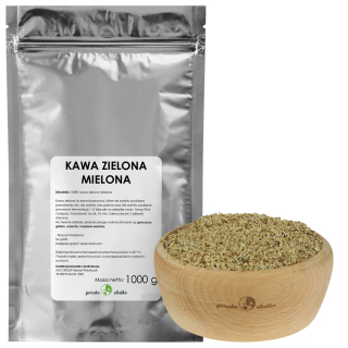 Zelená káva - ZEMNÁ KÁVA redukcia chudnutia o 1 kg