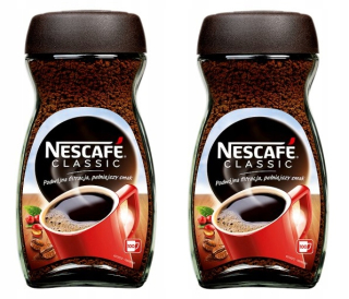 Instantná káva -  Rozpustná kaviareň NESCAFE CLASSIC 200G x 2 ks