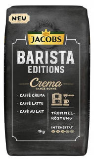 Zrnková káva -  Káva Beans Jacobs Barista Crema 1kg