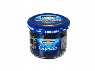 ČIERNY KAVIAR Z KAPELÍNA 100g AAKERMAN CAPELIN
