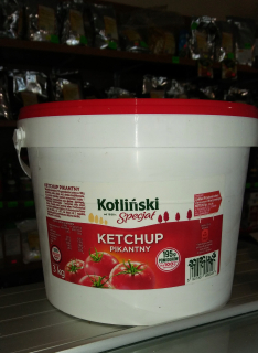 Kečup pikantných zachytených 3 kg