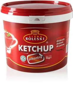 PIKANTNÝ KEČUP 5KG LUCKET - ROLKY
