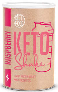 Keto Shake Raspberry Coconut Oil + proteín 300