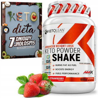 Spaľovač tuku - BHB Ketones + proteín + MCT oleja v Amix Keto prášky