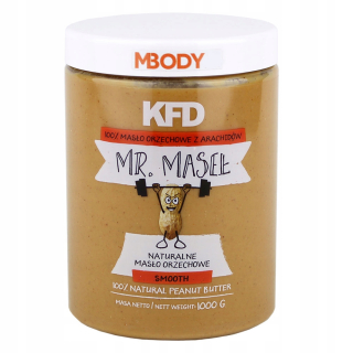 KFD Arašidové maslo Mr. Hladké maslo 1000g 1 kg