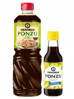 Ázijska kuchyňa - Kikkomán citrus sójová omáčka 1L + Ponze 150ml