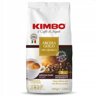 Zrnková káva - Kimbo Aroma Gold Coffee Ziarnsita 1kg