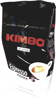 Zrnková káva -  KIMBO Espresso Classico Coffee Grainy 1KG čerstvé