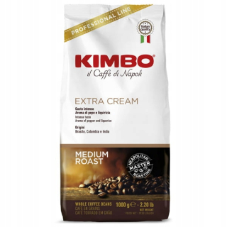 Zrnková káva -  Kimbo Extra krém 50% Arabica 1kg