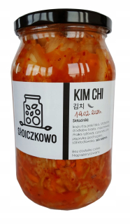 Kimchi - Vege, žiadny cukor, nepasterizovaný 900 ml