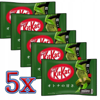 Ázijska kuchyňa - Mačiatko KOI MATCHA z Japonska, 5 kusov x 13 kusov