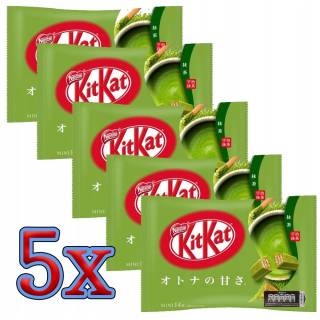 Ázijska kuchyňa - KITKAT Usu MATCHA z Japonska, 5 KUSOV x 14 kusov