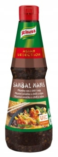 Knorr pikantná chilli omáčka a sójové-sambal manis 1l