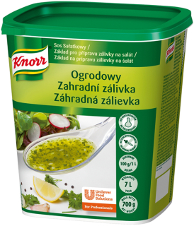 Knorrová omáčka šalátový záhrada citrónové bylinné
