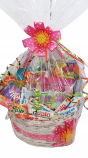 Farebný darčekový kôš Sweets Darčekové deti