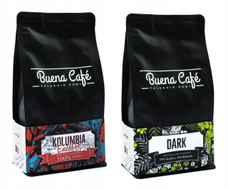 Zrnková káva -  COLOMBIA EXCELSO - ZLOŽENIE TMAVÉ 2 kg