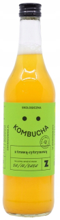 KOMBUCHA S CITRÓNOVOU Trávou BEZLEPKOVÉ BIO 500 ml