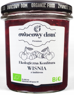 Cherry Jam s Ginger Bio 300 g - ovocie domov