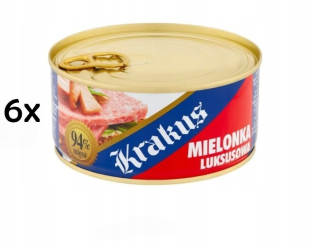 Krakus Krakus Mielonka Luxusné bravčové mäso 6 x 300g