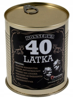 Obseling plechy 40 rokov darček k narodeninám