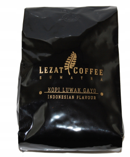 Zrnková káva -  KOPI LUWAK Arabika Gayo - kávové zrná 200g