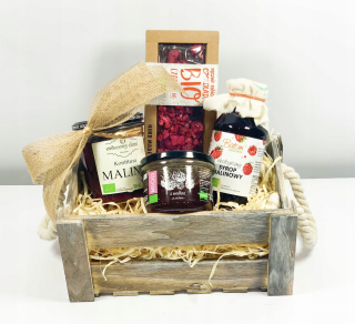 Darčekový kôš, Raspberry Bio Box