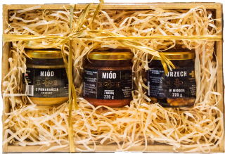 Darčekový kôš Honey med darček Eco zdravé