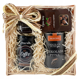 Darčekový košík Kit Coffee Chocolate med darček