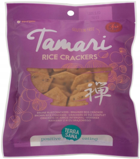 Sušené ovocie - Brown Tamari Rice sušienky - Bezlepkový bi
