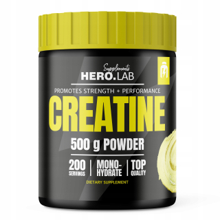 Kreatín - Kreatín Monohydrát 500g Kreatín Mono Prášková sila