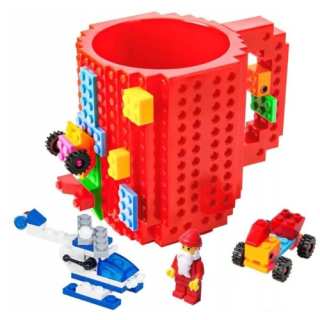 Creative Big Hrnček Pre Lego + bloky | RED